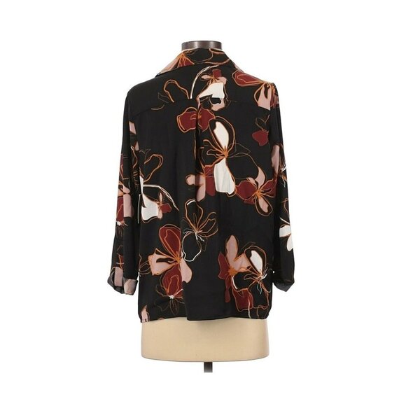 14th & Union Floral Print Open Front Cardigan - Picture 2 of 2